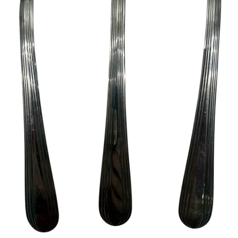 SILCO Stainless Steel Flatware‎ Set 21 Pc Forks Knives Spoons Commercial Grade